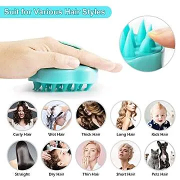Sofmild Shampoo Brush Scalp Massager for All Hair Types