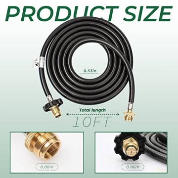 Mr Heater 10 ft Propane Hose for Outdoor Heaters