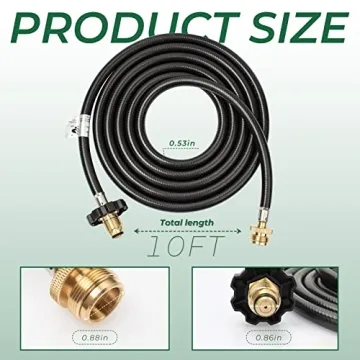 Mr Heater 10 ft Propane Hose for Outdoor Heaters