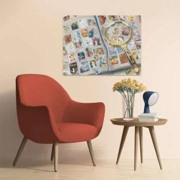 Ravensburger Disney Stamp Album Puzzle - Unique 2000-Piece Jigsaw for Kids & Adults | Softclick Technology Anti-Glare Surface | Ideal Gift for All Ages