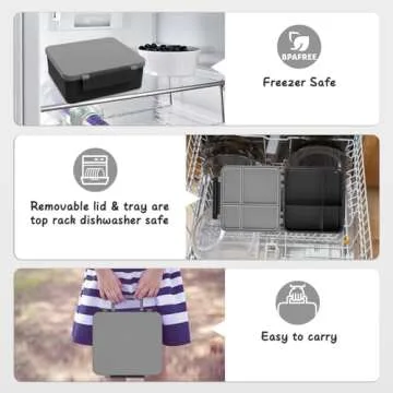 Bento Lunch Box with Insulated Soup Thermo for Kids