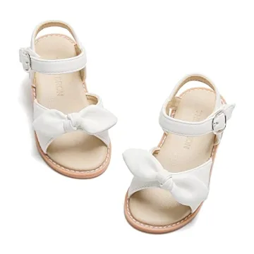 Stylish Toddler Girl Flower Wedding Dress Sandals
