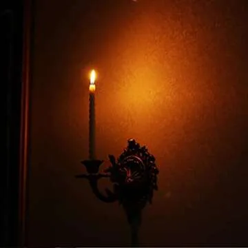 BOOMLATU Cast Iron Wall Candle Holders Set of 2