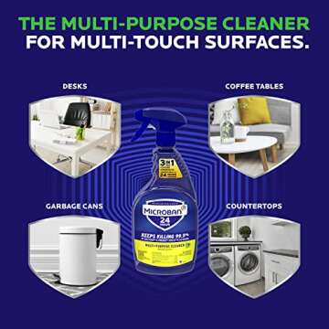 Microban Disinfectant Spray - 24 Hour Sanitizing Power