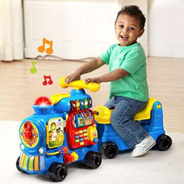 VTech Sit-to-Stand Ultimate Alphabet Train, Blue