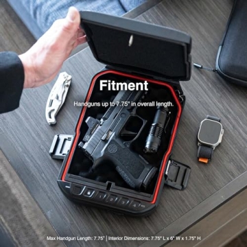 Vaultek LifePod Secure Waterproof Travel Case with Biometric Access