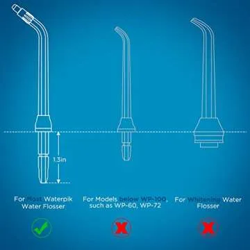 Replacement Heads for Waterpik - Enhanced Oral Care with 6 Orthodontic Tips