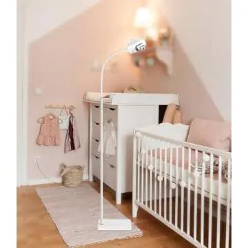 Baby Monitor Floor Stand Holder Compatible with Infant Optics DXR-8 Pro,Nanit Pro & Flex Stand,Babysense HDS2/V43，Also Cameras with 1/4 Thread Connection 67" Adjustable Height Baby Monitor Floor Stand