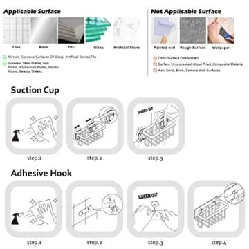 SunnyPoint NeverRust Sink Holder with Strong Suction