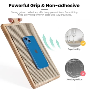 BAGAIL Non-Adhesive Shelf Liner for Kitchen and Bathroom