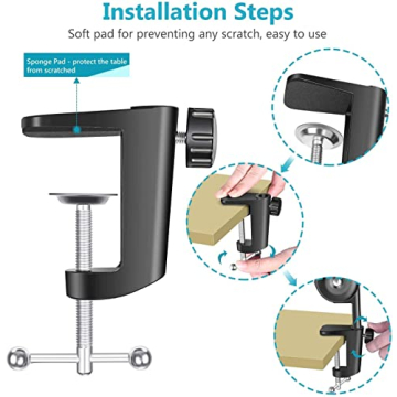 Camera Overhead Mount Boom Arm - Versatile Tripod Stand for Creators