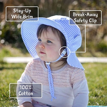 Stylish Adjustable Baby Sun-Hat with UPF 50+ Protection