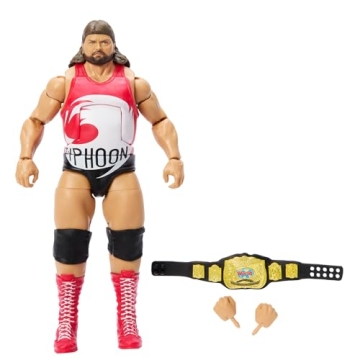 Mattel WWE Elite 6-inch Typhoon Action Figure with 25 Articulation Points