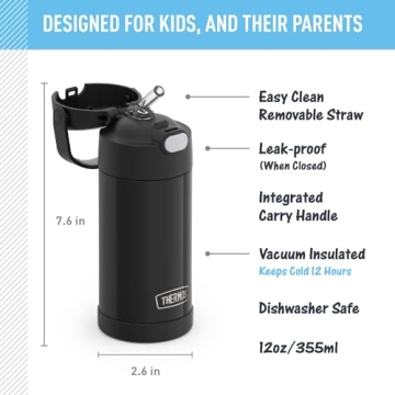 THERMOS FUNTAINER Kids Water Bottle Stainless Steel