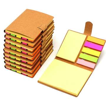 Tueascallk Sticky Notes – 10 Packs of 200 Sheets