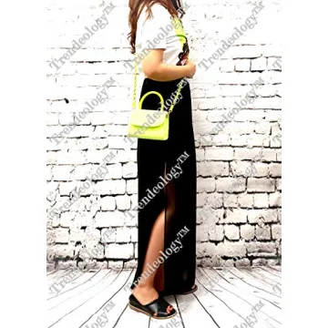 Neon Pink Retro Faux Fur Chain Mini Satchel Bag