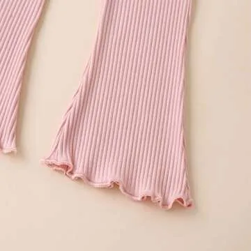 Trendy 2Pcs Summer Outfit for Baby Girls 0-6 Months