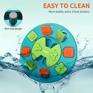 NPET Dog Puzzle Toy, Interactive Dog Toys Dog Enrichment Toys, IQ Training & Mental Enrichment Pet Toys for Small & Medium Dogs (Level 2)