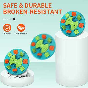 NPET Dog Puzzle Toy, Interactive Dog Toys Dog Enrichment Toys, IQ Training & Mental Enrichment Pet Toys for Small & Medium Dogs (Level 2)