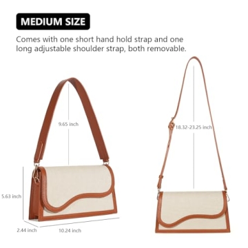Telena Vegan Leather Shoulder Bag Women Fashionable & Practical