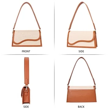 Telena Vegan Leather Shoulder Bag Women Fashionable & Practical