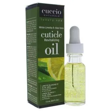Cuccio Naturale Revitalizing Cuticle Oil - Hydrating Oil For Overnight Cuticle Repair - Remedy Damaged Skin And Thin Nails - Paraben And Cruelty-Free Formula - White Limetta And Aloe Vera - 0.5 Oz