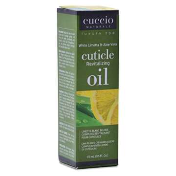 Cuccio Naturale Revitalizing Cuticle Oil - Hydrating Oil For Overnight Cuticle Repair - Remedy Damaged Skin And Thin Nails - Paraben And Cruelty-Free Formula - White Limetta And Aloe Vera - 0.5 Oz