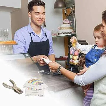 200 Reward Punch Cards for Kids Teachers and Business Loyalty