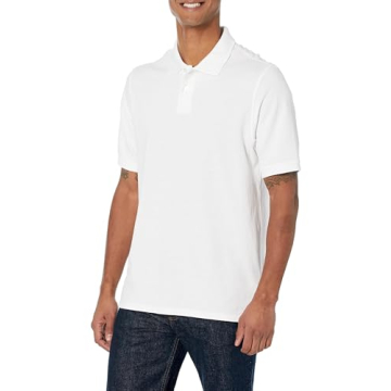 Amazon Essentials Men's Regular-Fit Cotton Pique Polo Shirt – Comfort & Style in One!