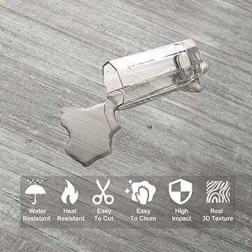 Urban Decor Vinyl Wall Panels - Easy Peel and Stick Tiles