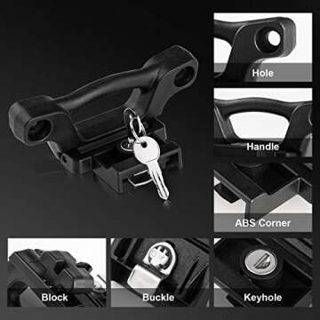 4 Pack Boxlink Tie Down Anchors F150 F250 F350 2015 2016 2017 2018 2019 2020 2021 2022 Bed Tie Downs...