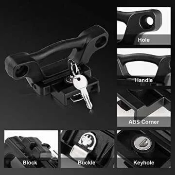 4 Pack Boxlink Tie Down Anchors F150 F250 F350 2015 2016 2017 2018 2019 2020 2021 2022 Bed Tie Downs...