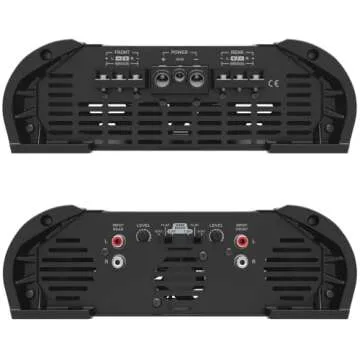 Stetsom HL 2000.4 1 Ohm Multichannel Car Audio Amplifier, HL2000.4 2K Watts RMS, 4 Channel, 1Ω Stable Full Range HD Sound Quality Car Stereo MD Crossover HPF LPF Bass Boost Front Rear Bridge Speakers