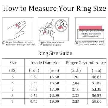 ZOERAY Gold Rings for Women Non Tarnish 14K Gold/Silver Stackable Rings Set Dainty Cubic Zirconia Diamond Thumb Rings Wedding Eternity Band Trendy Simple Baguette Ring Size 5 6 7 8 9 10