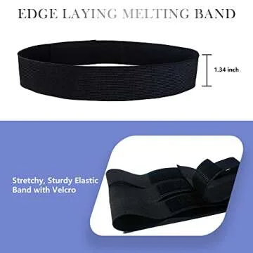 adorisla Hair Brush Set with 2 Pieces Lace Melting Bands, 6.9 Inches Double Sided Edge Brush, 8.7 Inches Bristle Brush, 9.2 Inches Pin Tail Comb, for Wigs and Hair, Pink