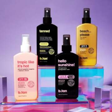 B.Tan Tropic Like Its Hot SPF 15 Tanning Oil Unisex 8 oz