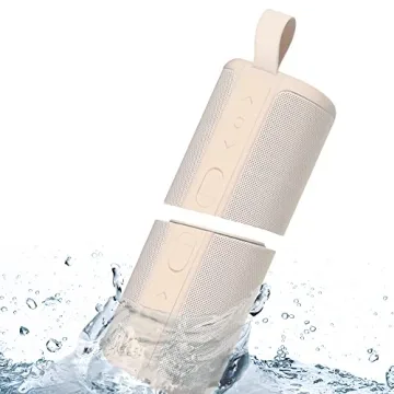 KOVE Commuter 2 Portable Speaker - SAND Bluetooth Speakers, Wireless with HD Louder Volume, Deep Bas...