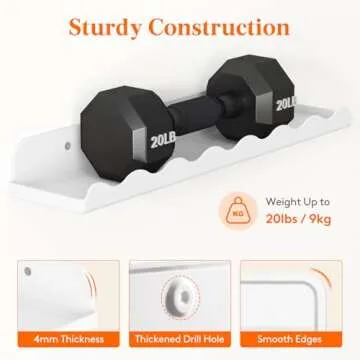 Lifewit Floating Book Shelves - Safe Plastic Baby Room Decor