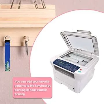 Pletpet 10 Pcs Customizable Sublimation Wristlet Keychain