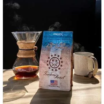 Black Rifle Coffee Company Freedom Roast, Medium Roast Ground Coffee, 12 OZ Bag