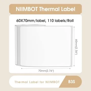 NIIMBOT Thermal Sticker Labels for B3S K3 Printer
