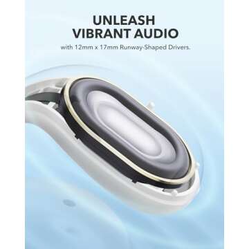 Soundcore C30i by Anker, Open-Ear Earbuds, Clip-On Headphones, Lightweight Comfort, Stable Fit, Firm-Shell Design, Attachable Ear Grips, Big Drivers for Clear Audio, 30H Play, IPX4 Water-Resistant