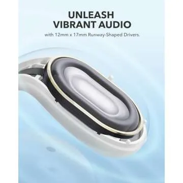 Soundcore C30i by Anker, Open-Ear Earbuds, Clip-On Headphones, Lightweight Comfort, Stable Fit, Firm-Shell Design, Attachable Ear Grips, Big Drivers for Clear Audio, 30H Play, IPX4 Water-Resistant