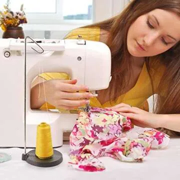 Single Cone Spool Stand Alone Cast Iron Thread Stand Thread Holder Fits for Sewing Embroidery Serger Brand