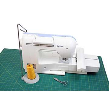 Single Cone Spool Stand Alone Cast Iron Thread Stand Thread Holder Fits for Sewing Embroidery Serger Brand