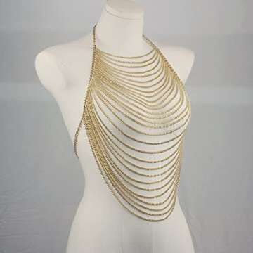 CHRAN Bohemian Metal Body Chain for Women - Unique & Sexy Accessory