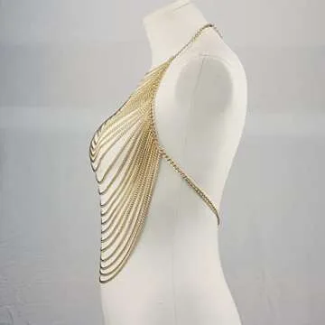 CHRAN Bohemian Metal Body Chain for Women - Unique & Sexy Accessory