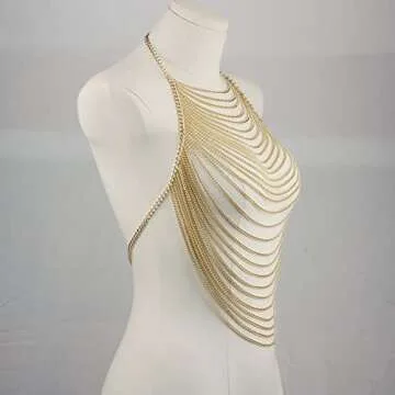 CHRAN Bohemian Metal Body Chain for Women - Unique & Sexy Accessory