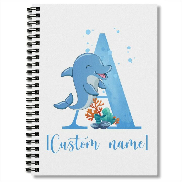 Personalized Dolphin Notebook Perfect Gift for Planners