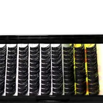 Hannahool D Curl Cluster Eyelashes for Beautiful Eyes